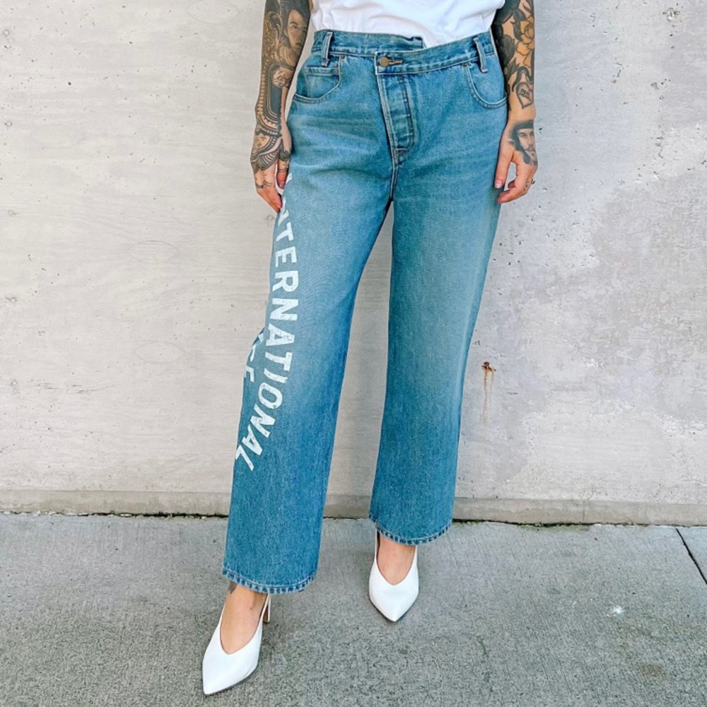 MONSE/NWOT Women’s Denim Button Up Denim Sz 28 - Picture 1 of 13